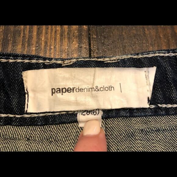 Paper Denim and Cloth Jean Skirt Womens 6 Distressed Medium Wash Boho Festival - Picture 8 of 10